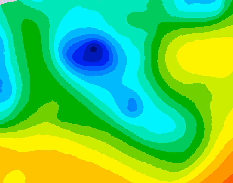 GDPS 500 millibar geopotential height 228 hour forecast chart for Canada based on 2026/04/24 1200Z data