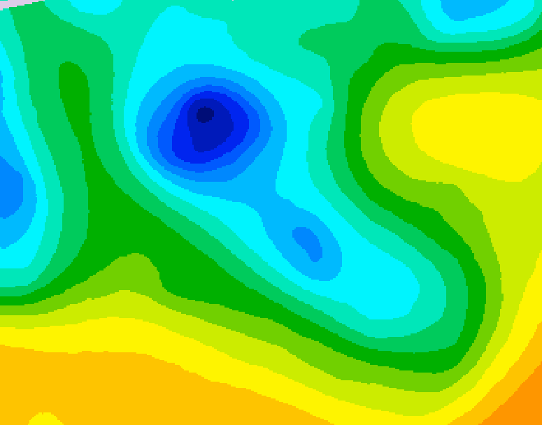 GDPS 500 millibar geopotential height 234 hour forecast chart for Canada based on 2026/04/24 1200Z data