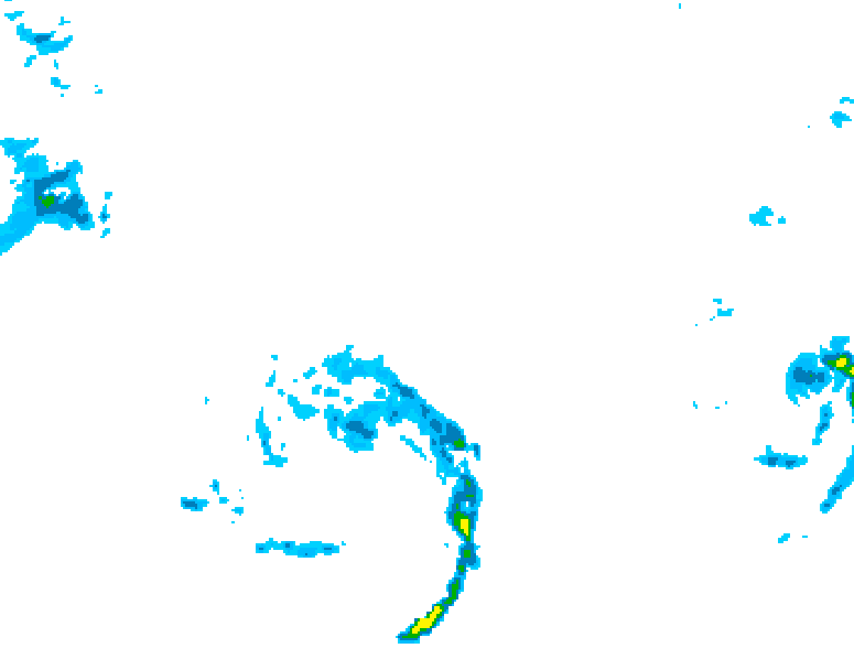 GDPS precipitation 006 hour forecast chart for Canada based on 2026/04/24 0000Z data