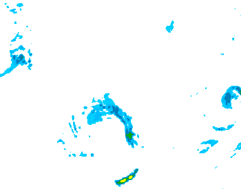 GDPS precipitation 012 hour forecast chart for Canada based on 2026/04/24 0000Z data