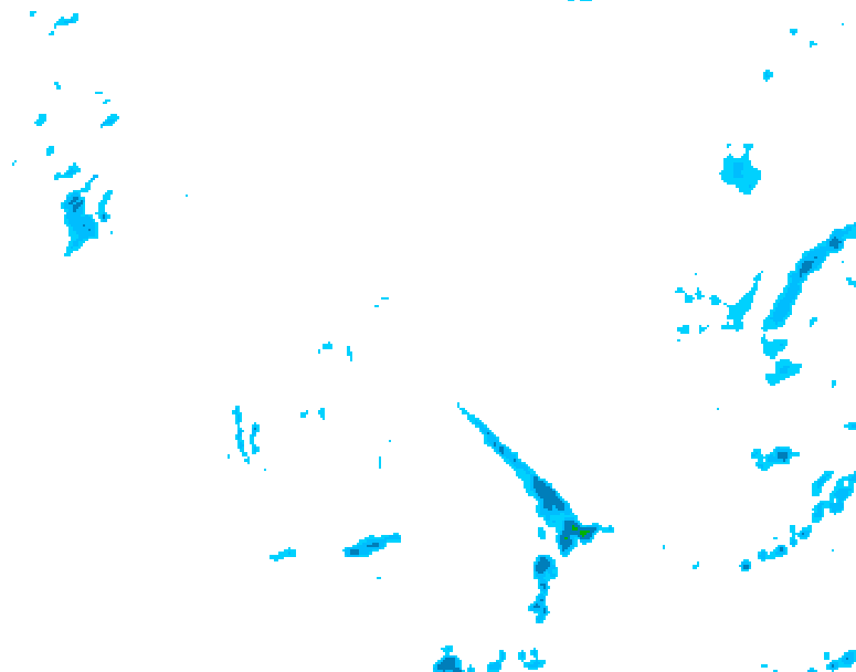 GDPS precipitation 030 hour forecast chart for Canada based on 2026/04/24 0000Z data