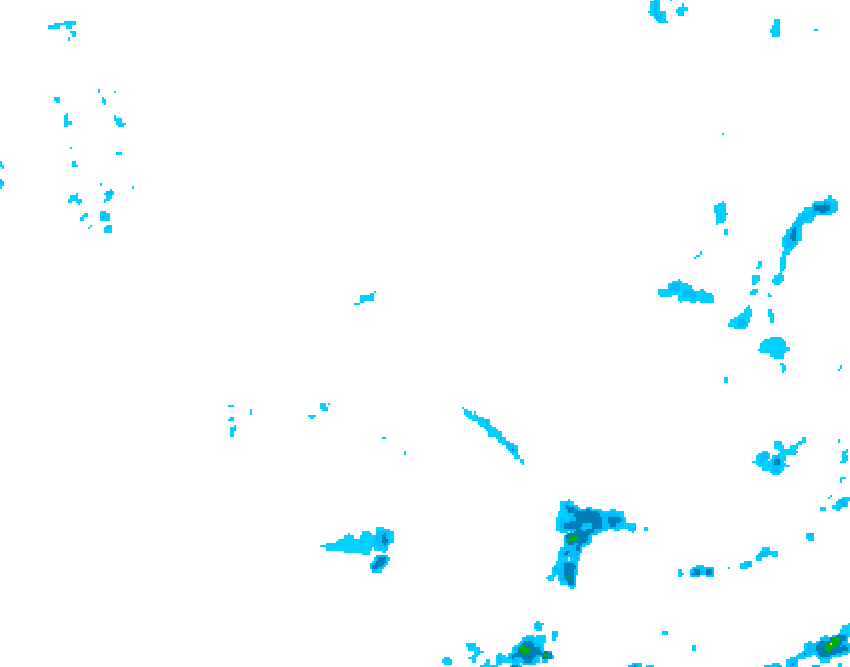 GDPS precipitation 036 hour forecast chart for Canada based on 2026/04/24 0000Z data