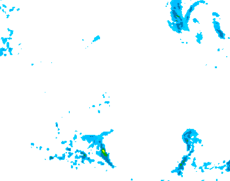 GDPS precipitation 072 hour forecast chart for Canada based on 2026/04/24 0000Z data