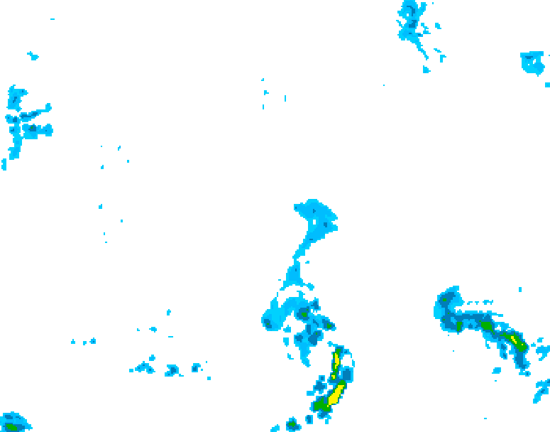 GDPS precipitation 102 hour forecast chart for Canada based on 2026/04/24 0000Z data