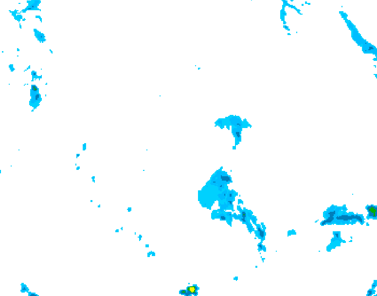 GDPS precipitation 120 hour forecast chart for Canada based on 2026/04/24 0000Z data