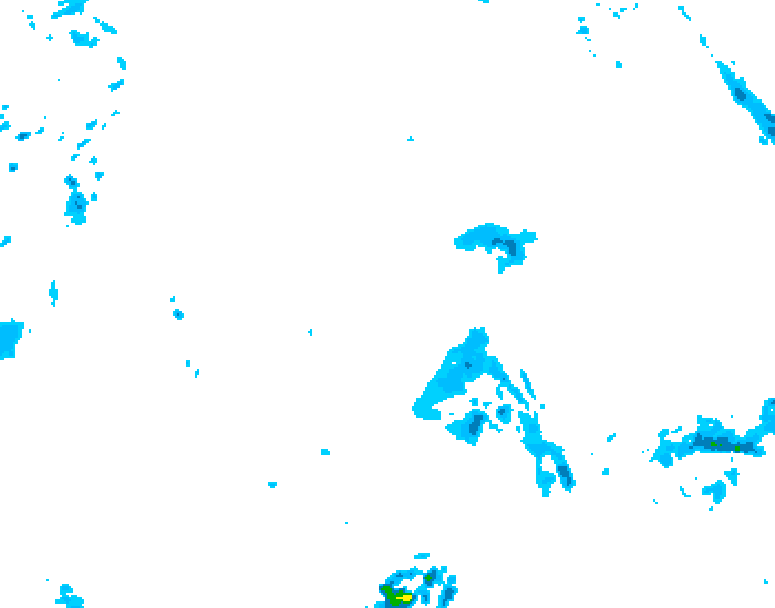 GDPS precipitation 126 hour forecast chart for Canada based on 2026/04/24 0000Z data