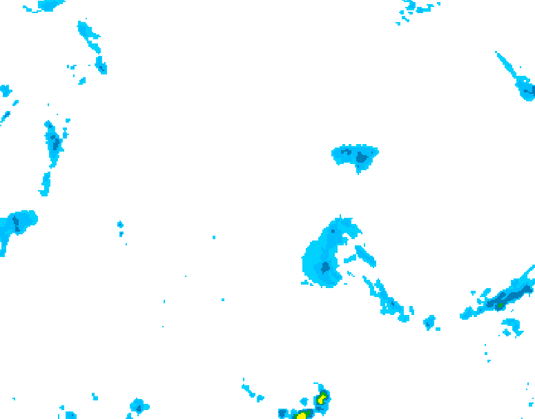 GDPS precipitation 132 hour forecast chart for Canada based on 2026/04/24 0000Z data