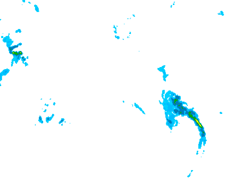 GDPS precipitation 228 hour forecast chart for Canada based on 2026/04/24 0000Z data