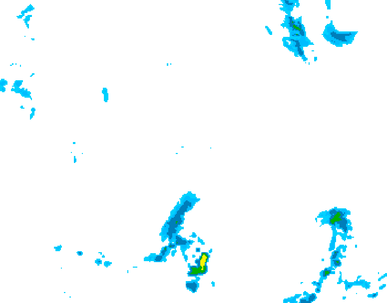 GDPS precipitation 072 hour forecast chart for Canada based on 2026/04/24 1200Z data