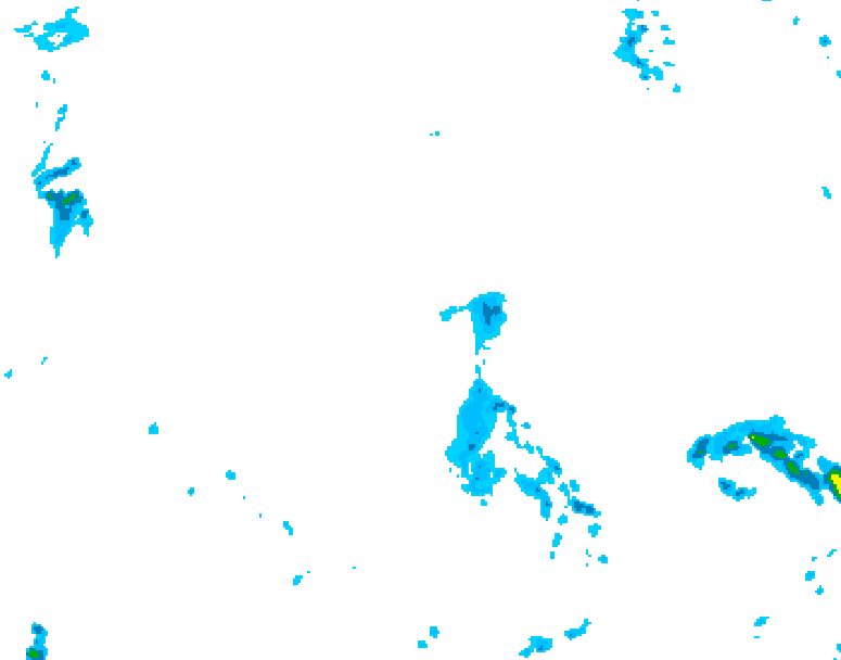 GDPS precipitation 102 hour forecast chart for Canada based on 2026/04/24 1200Z data