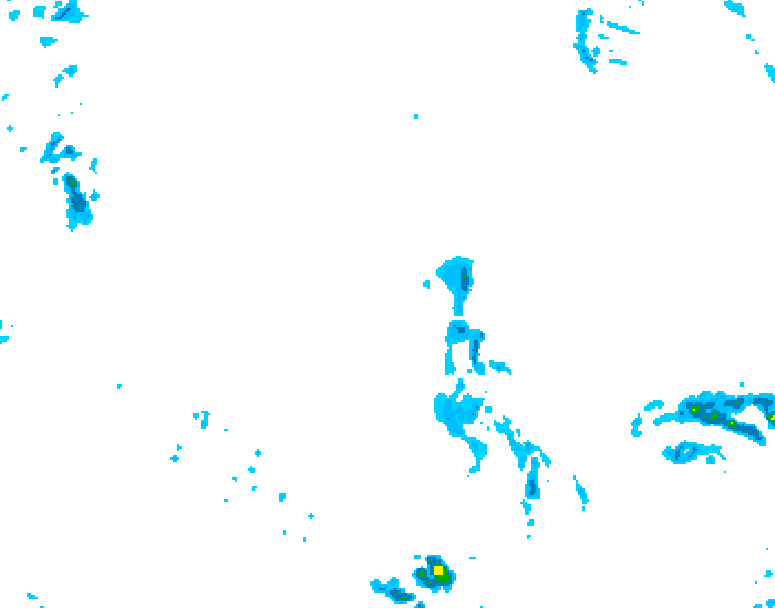 GDPS precipitation 108 hour forecast chart for Canada based on 2026/04/24 1200Z data