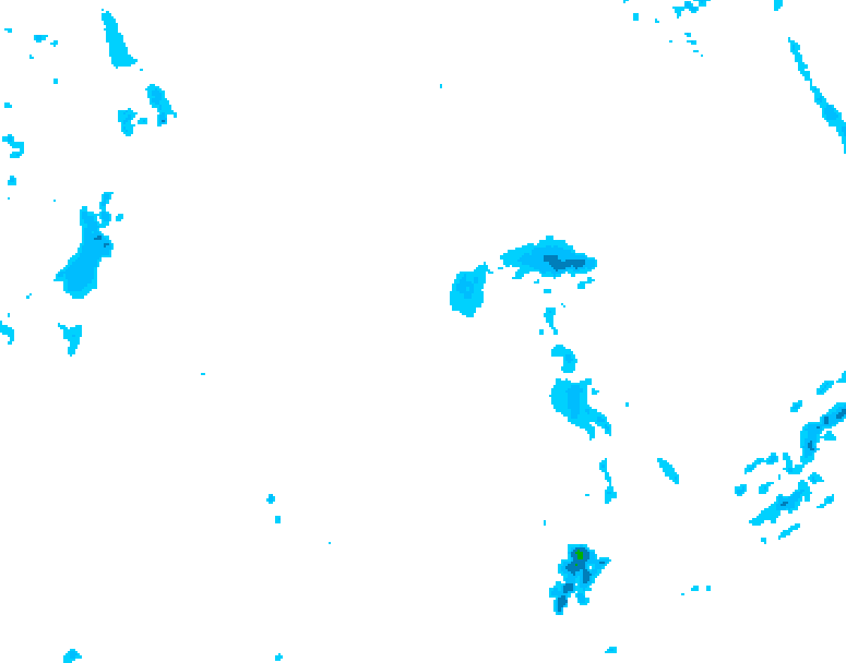 GDPS precipitation 126 hour forecast chart for Canada based on 2026/04/24 1200Z data