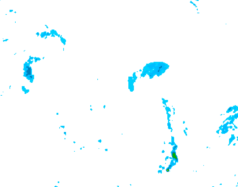 GDPS precipitation 132 hour forecast chart for Canada based on 2026/04/24 1200Z data