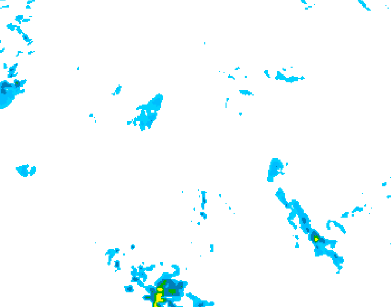 GDPS precipitation 156 hour forecast chart for Canada based on 2026/04/24 1200Z data