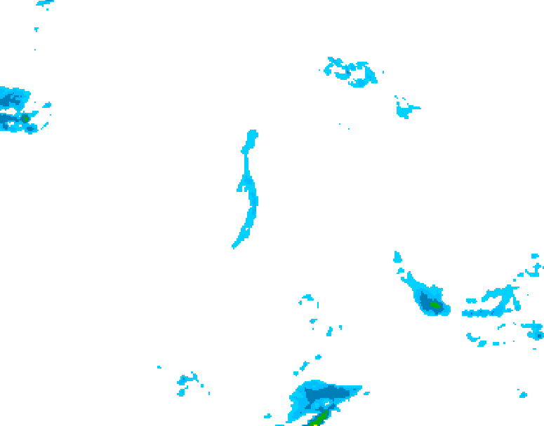 GDPS precipitation 174 hour forecast chart for Canada based on 2026/04/24 1200Z data