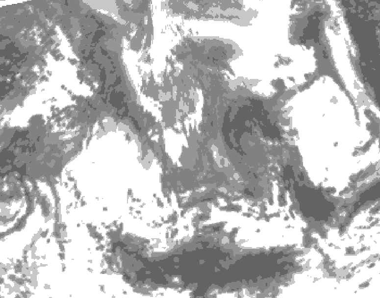 GDPS total cloud 168 hour forecast chart for Canada based on 2026/04/24 0000Z data