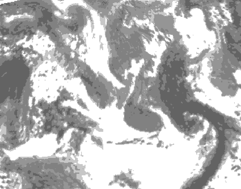 GDPS total cloud 234 hour forecast chart for Canada based on 2026/04/24 0000Z data