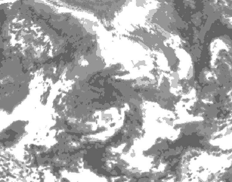GDPS total cloud 048 hour forecast chart for Canada based on 2026/04/24 1200Z data