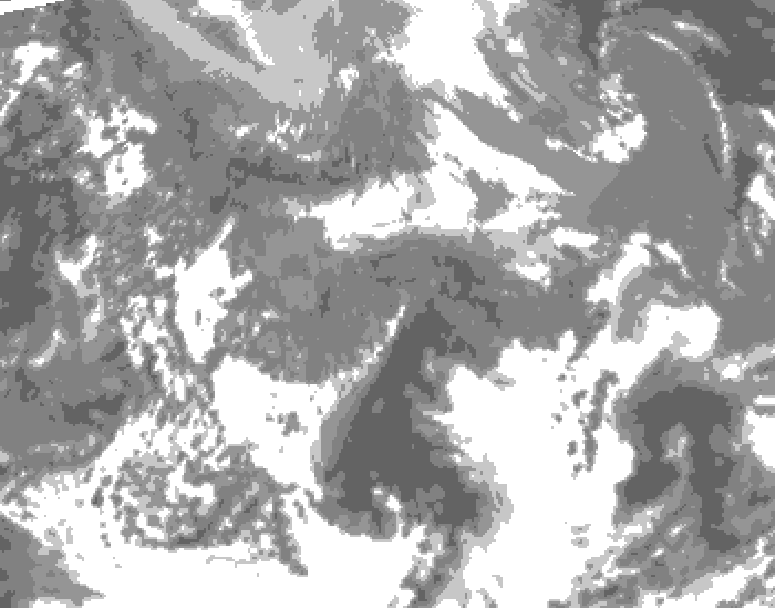 GDPS total cloud 084 hour forecast chart for Canada based on 2026/04/24 1200Z data