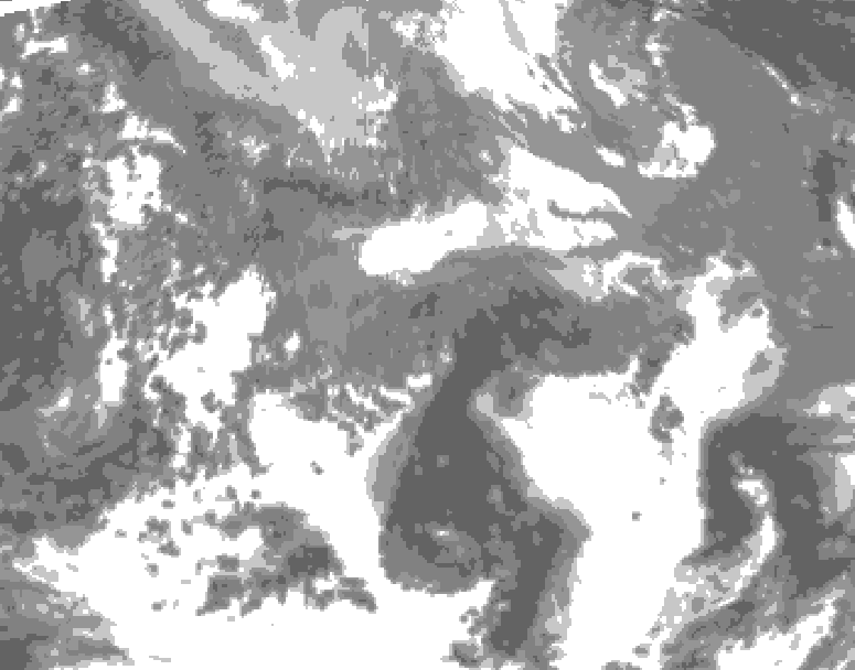 GDPS total cloud 090 hour forecast chart for Canada based on 2026/04/24 1200Z data