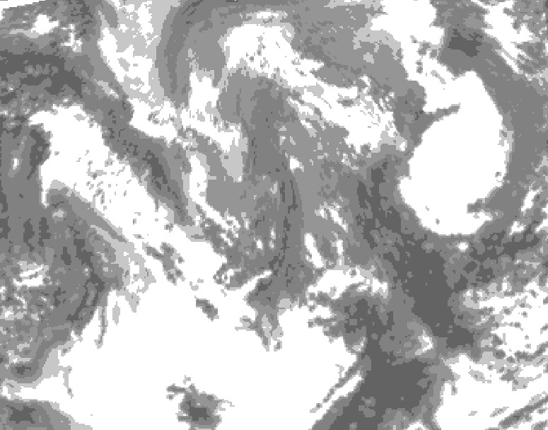 GDPS total cloud 192 hour forecast chart for Canada based on 2026/04/24 1200Z data