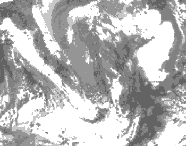 GDPS total cloud 204 hour forecast chart for Canada based on 2026/04/24 1200Z data