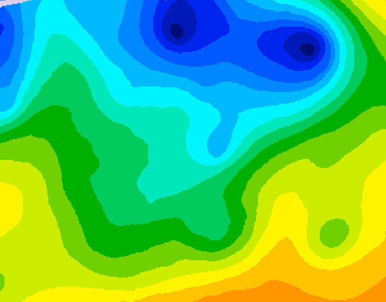 GDPS 500 millibar geopotential height 084 hour forecast chart for Canada based on 2026/04/25 0000Z data
