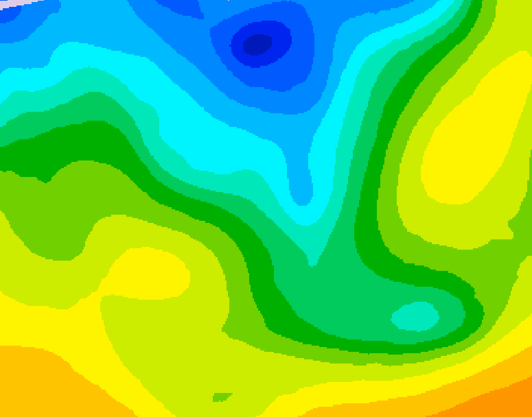 GDPS 500 millibar geopotential height 156 hour forecast chart for Canada based on 2026/04/25 0000Z data