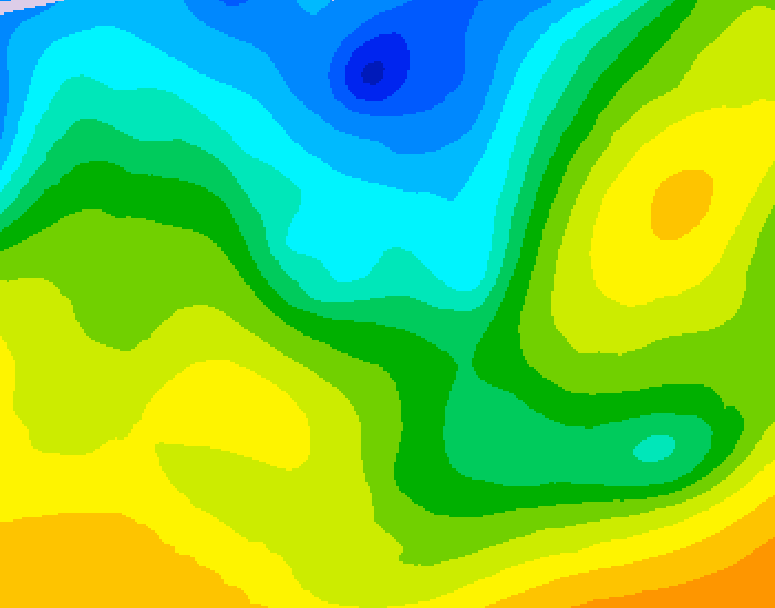 GDPS 500 millibar geopotential height 168 hour forecast chart for Canada based on 2026/04/25 0000Z data