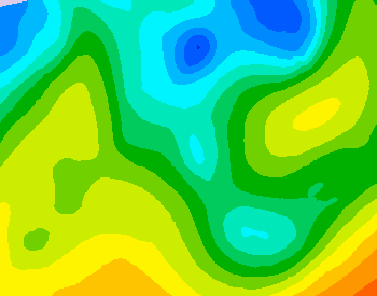 GDPS 500 millibar geopotential height 204 hour forecast chart for Canada based on 2026/04/25 0000Z data