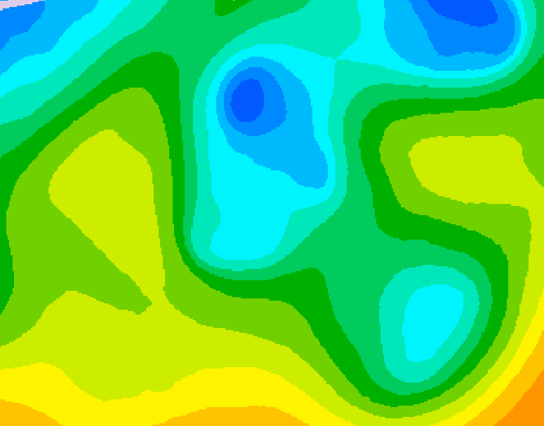 GDPS 500 millibar geopotential height 234 hour forecast chart for Canada based on 2026/04/25 0000Z data