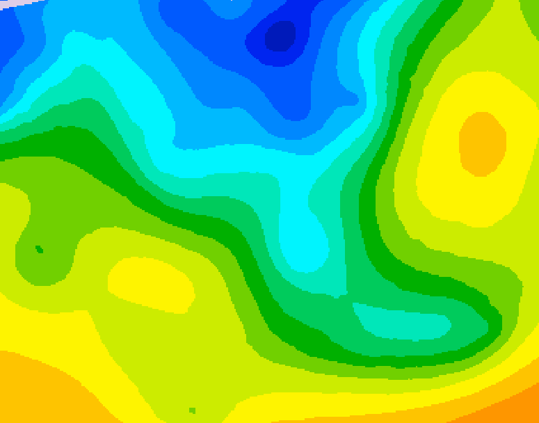 GDPS 500 millibar geopotential height 144 hour forecast chart for Canada based on 2026/04/25 1200Z data