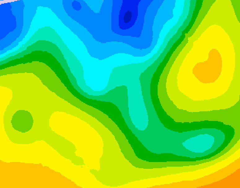 GDPS 500 millibar geopotential height 156 hour forecast chart for Canada based on 2026/04/25 1200Z data