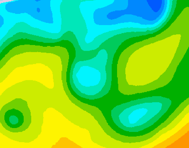 GDPS 500 millibar geopotential height 192 hour forecast chart for Canada based on 2026/04/25 1200Z data