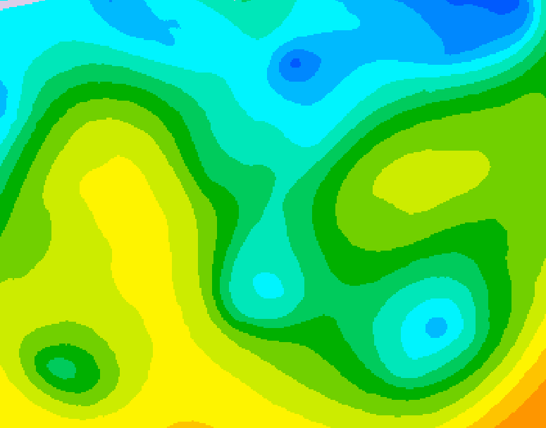 GDPS 500 millibar geopotential height 216 hour forecast chart for Canada based on 2026/04/25 1200Z data