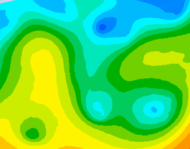 GDPS 500 millibar geopotential height 228 hour forecast chart for Canada based on 2026/04/25 1200Z data