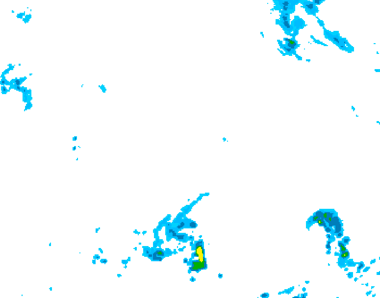 GDPS precipitation 060 hour forecast chart for Canada based on 2026/04/25 0000Z data