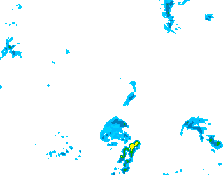 GDPS precipitation 072 hour forecast chart for Canada based on 2026/04/25 0000Z data
