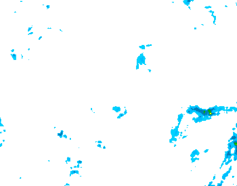 GDPS precipitation 234 hour forecast chart for Canada based on 2026/04/25 0000Z data
