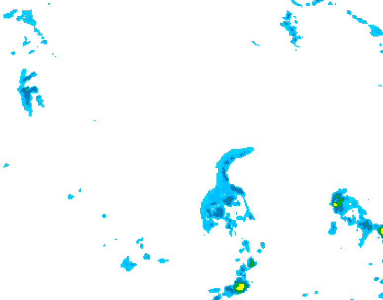 GDPS precipitation 072 hour forecast chart for Canada based on 2026/04/25 1200Z data