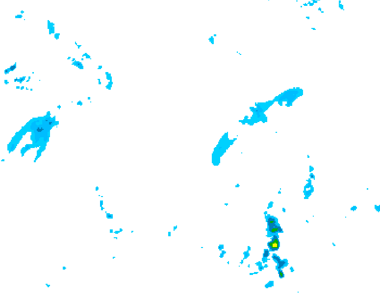 GDPS precipitation 108 hour forecast chart for Canada based on 2026/04/25 1200Z data