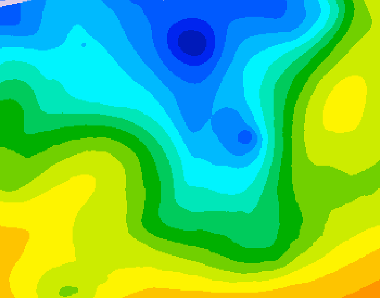 GDPS 500 millibar geopotential height 108 hour forecast chart for Canada based on 2026/04/26 0000Z data