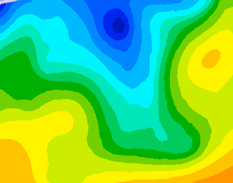 GDPS 500 millibar geopotential height 108 hour forecast chart for Canada based on 2026/04/26 1200Z data
