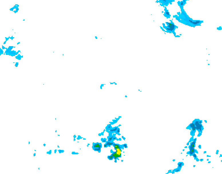 GDPS precipitation 036 hour forecast chart for Canada based on 2026/04/26 0000Z data