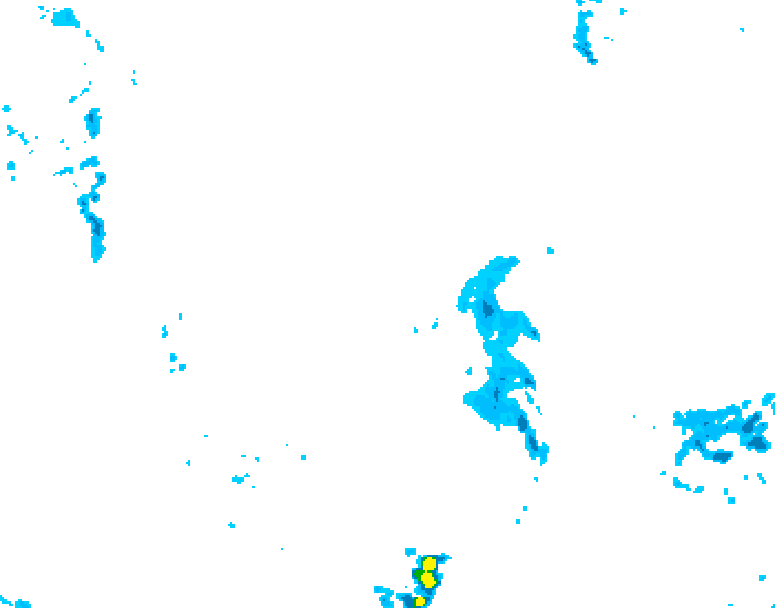 GDPS precipitation 072 hour forecast chart for Canada based on 2026/04/26 0000Z data