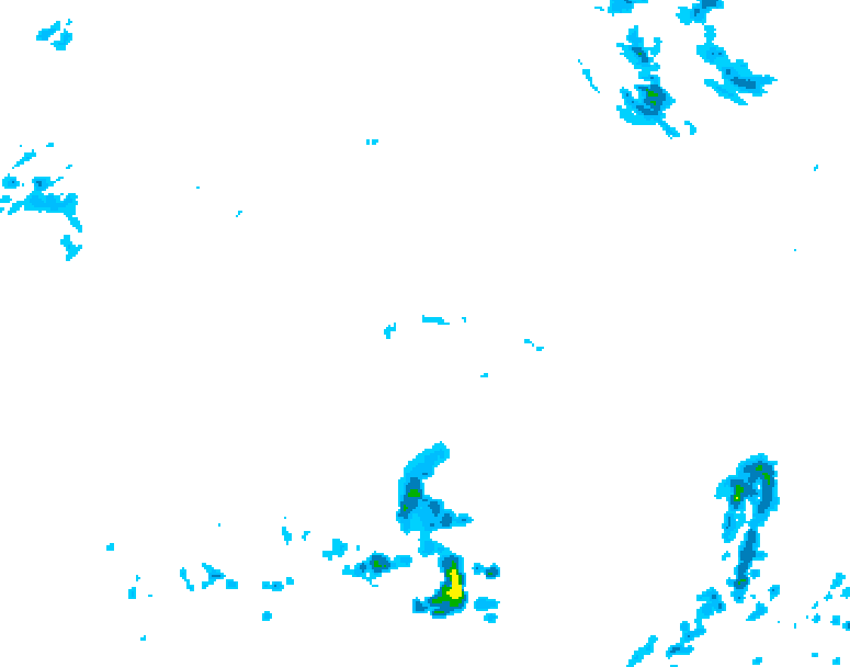 GDPS precipitation 024 hour forecast chart for Canada based on 2026/04/26 1200Z data