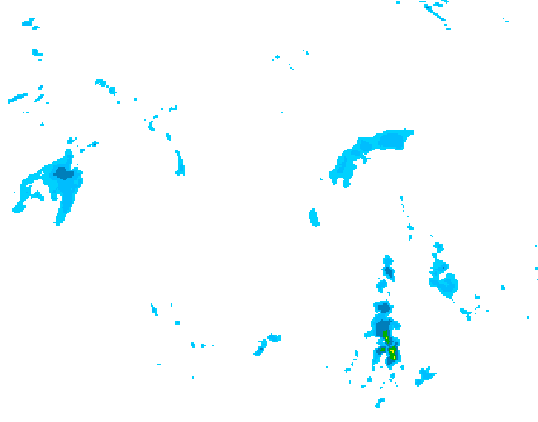 GDPS precipitation 084 hour forecast chart for Canada based on 2026/04/26 1200Z data