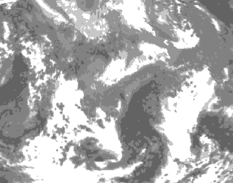 GDPS total cloud 060 hour forecast chart for Canada based on 2026/04/26 0000Z data