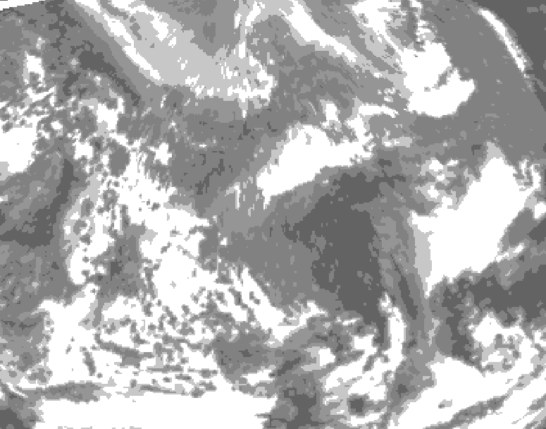 GDPS total cloud 072 hour forecast chart for Canada based on 2026/04/26 0000Z data