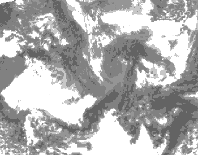 GDPS total cloud 204 hour forecast chart for Canada based on 2026/04/26 0000Z data